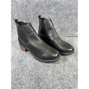 Eastland Jasmine Womens 10W boots Black Leather Chelsea Boots Synthetic Upper